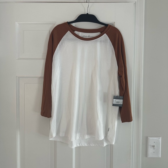 Eddie Bauer NWT 3/4 sleeve top - Picture 1 of 3